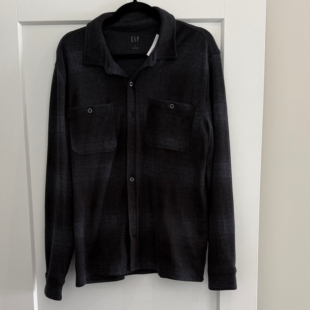 GAP Men's Charcoal Shirt Jacket